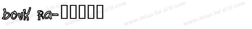 bouk ra字体转换